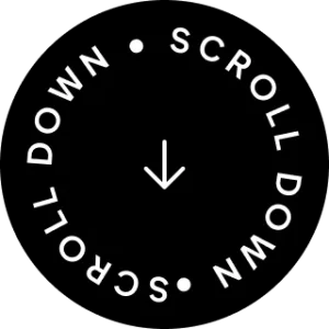 schwarzer Scrolldown button
